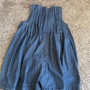 Sleeveless Denim Dress